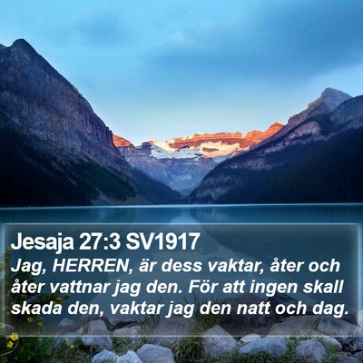 Jesaja 27:3 SV1917 Bible Verse Image