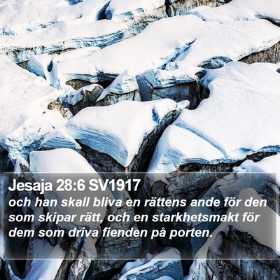 Jesaja 28:6 SV1917 Bible Verse Image