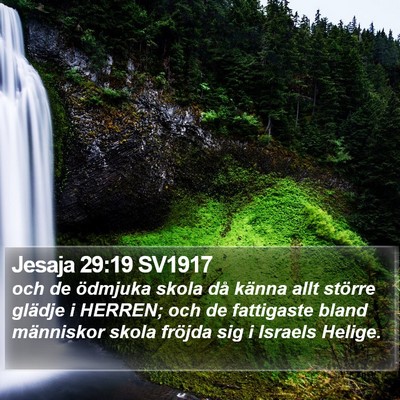 Jesaja 29:19 SV1917 Bible Verse Image