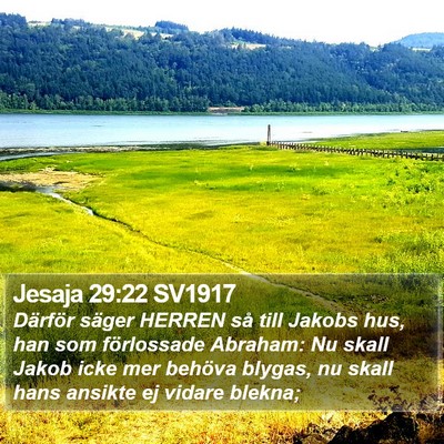 Jesaja 29:22 SV1917 Bible Verse Image
