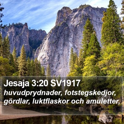 Jesaja 3:20 SV1917 Bible Verse Image