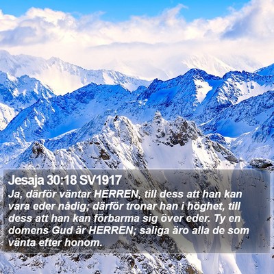 Jesaja 30:18 SV1917 Bible Verse Image