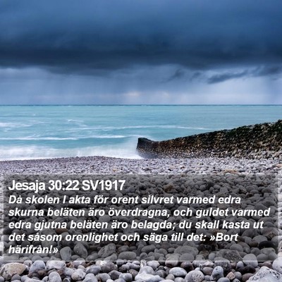 Jesaja 30:22 SV1917 Bible Verse Image