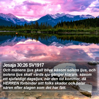 Jesaja 30:26 SV1917 Bible Verse Image