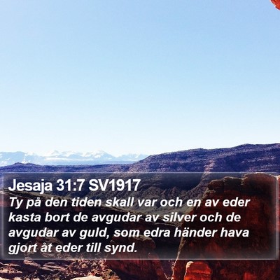 Jesaja 31:7 SV1917 Bible Verse Image