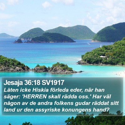 Jesaja 36:18 SV1917 Bible Verse Image