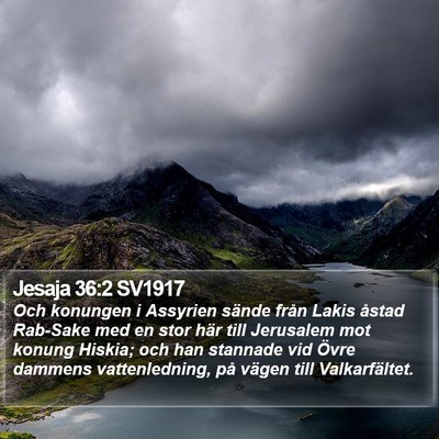 Jesaja 36:2 SV1917 Bible Verse Image