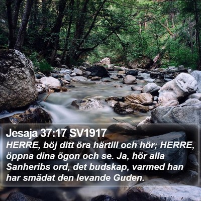 Jesaja 37:17 SV1917 Bible Verse Image
