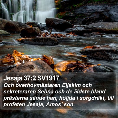 Jesaja 37:2 SV1917 Bible Verse Image