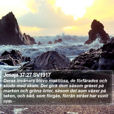 Jesaja 37:27 SV1917 Bible Verse Image