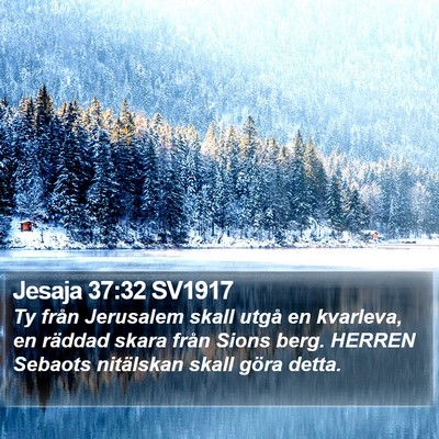 Jesaja 37:32 SV1917 Bible Verse Image