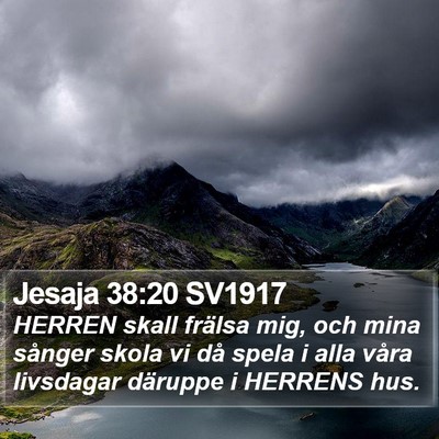 Jesaja 38:20 SV1917 Bible Verse Image