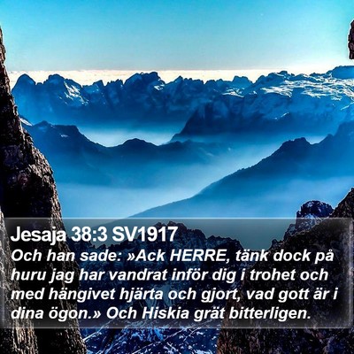 Jesaja 38:3 SV1917 Bible Verse Image