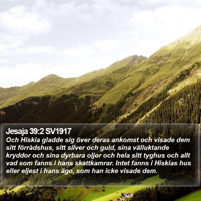 Jesaja 39:2 SV1917 Bible Verse Image