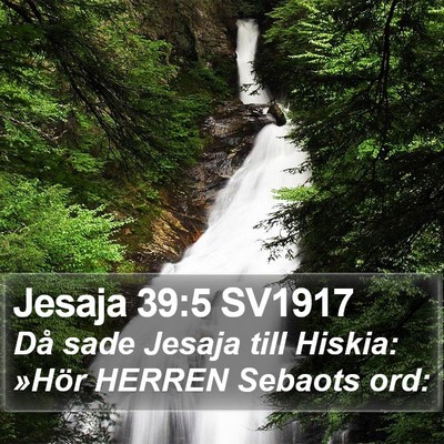 Jesaja 39:5 SV1917 Bible Verse Image