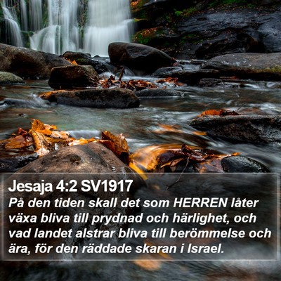 Jesaja 4:2 SV1917 Bible Verse Image