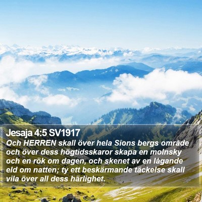 Jesaja 4:5 SV1917 Bible Verse Image