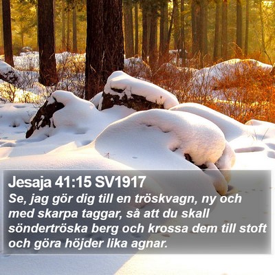 Jesaja 41:15 SV1917 Bible Verse Image