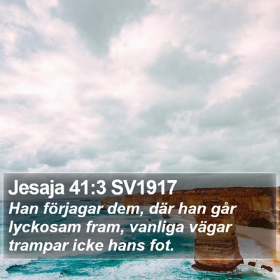 Jesaja 41:3 SV1917 Bible Verse Image