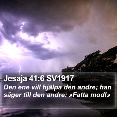 Jesaja 41:6 SV1917 Bible Verse Image