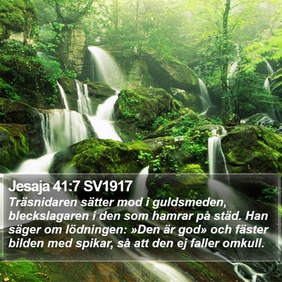 Jesaja 41:7 SV1917 Bible Verse Image