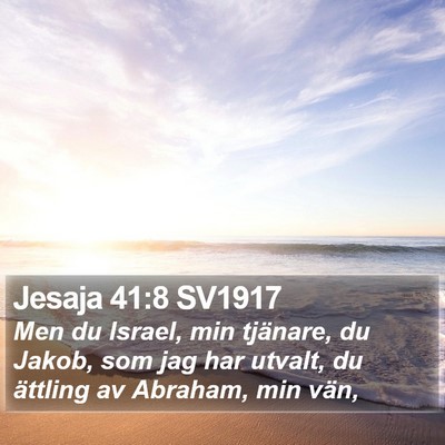 Jesaja 41:8 SV1917 Bible Verse Image
