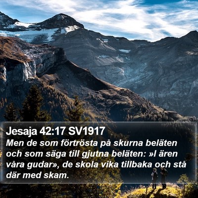 Jesaja 42:17 SV1917 Bible Verse Image