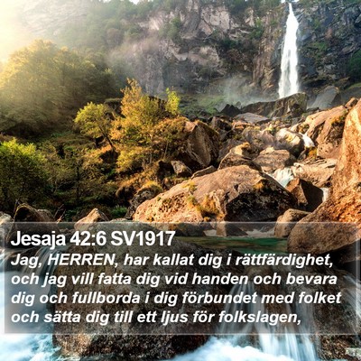 Jesaja 42:6 SV1917 Bible Verse Image
