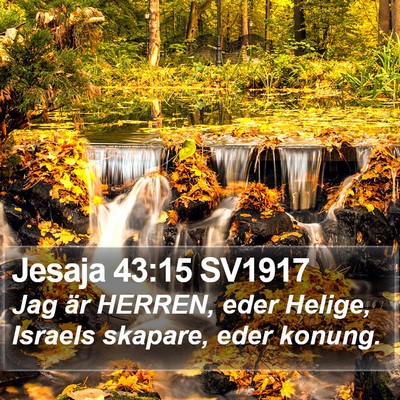 Jesaja 43:15 SV1917 Bible Verse Image