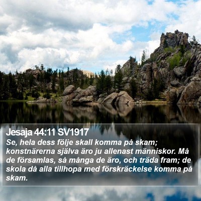 Jesaja 44:11 SV1917 Bible Verse Image