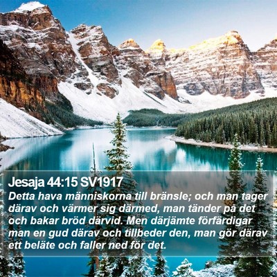 Jesaja 44:15 SV1917 Bible Verse Image