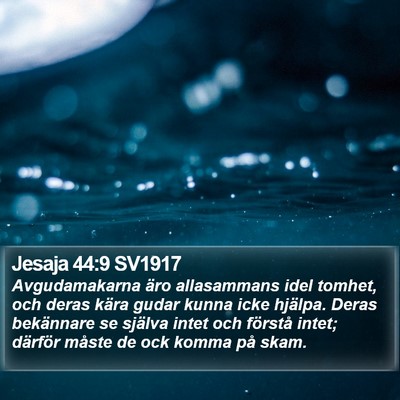 Jesaja 44:9 SV1917 Bible Verse Image