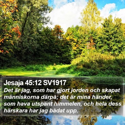 Jesaja 45:12 SV1917 Bible Verse Image