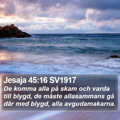 Jesaja 45:16 SV1917 Bible Verse Image