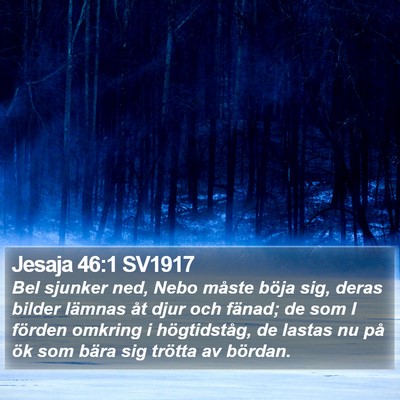 Jesaja 46:1 SV1917 Bible Verse Image