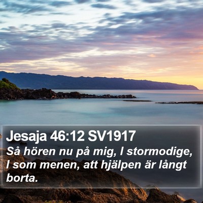 Jesaja 46:12 SV1917 Bible Verse Image