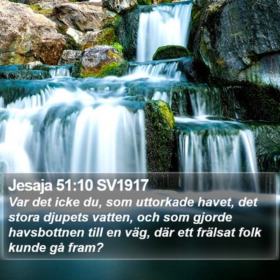 Jesaja 51:10 SV1917 Bible Verse Image