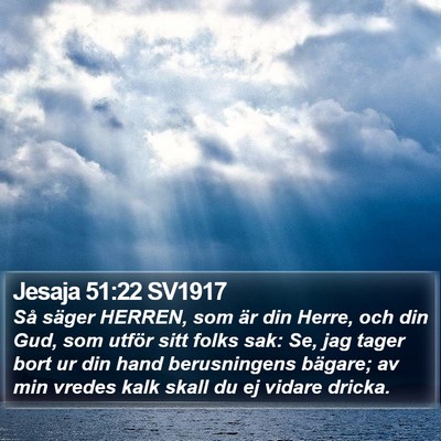 Jesaja 51:22 SV1917 Bible Verse Image