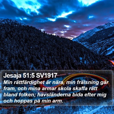 Jesaja 51:5 SV1917 Bible Verse Image