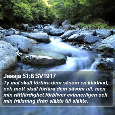 Jesaja 51:8 SV1917 Bible Verse Image