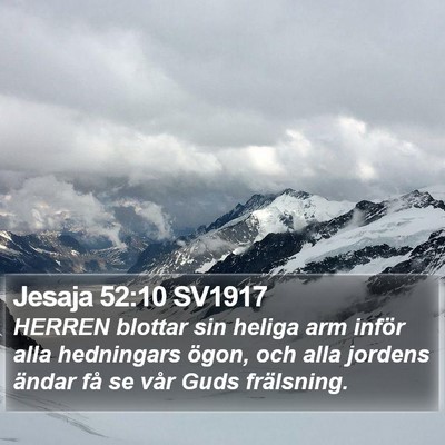 Jesaja 52:10 SV1917 Bible Verse Image