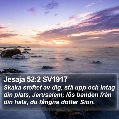 Jesaja 52:2 SV1917 Bible Verse Image