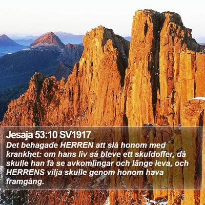 Jesaja 53:10 SV1917 Bible Verse Image