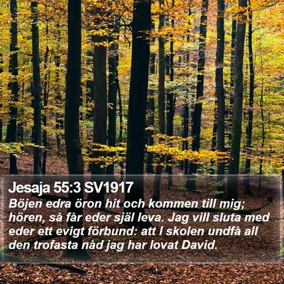 Jesaja 55:3 SV1917 Bible Verse Image