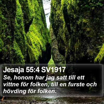 Jesaja 55:4 SV1917 Bible Verse Image