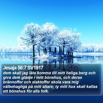 Jesaja 56:7 SV1917 Bible Verse Image