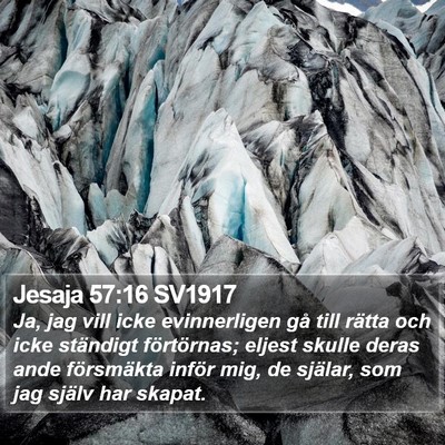 Jesaja 57:16 SV1917 Bible Verse Image