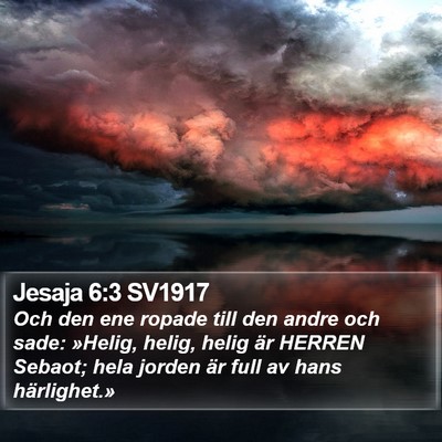 Jesaja 6:3 SV1917 Bible Verse Image