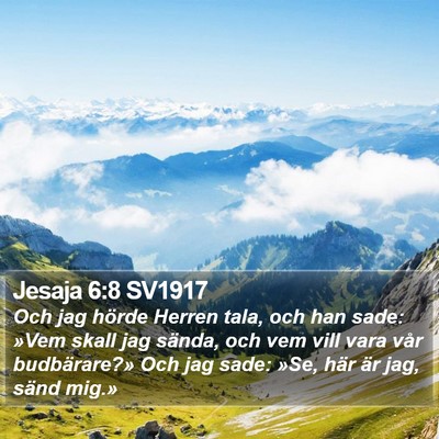 Jesaja 6:8 SV1917 Bible Verse Image
