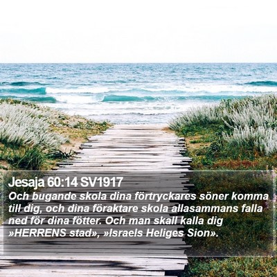 Jesaja 60:14 SV1917 Bible Verse Image